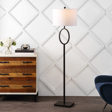 April 61" Metal LED Floor Lamp - JONATHAN Y